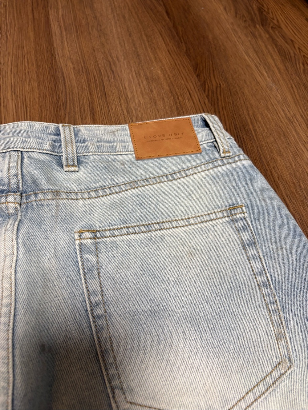 NWT I love ugly high rise jeans - light wash - straight leg - Picture 12 of 12